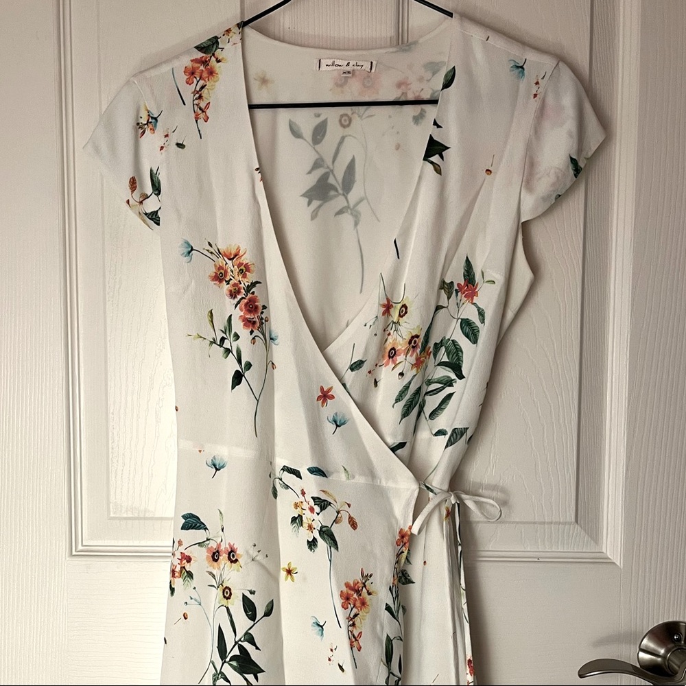 Floral Wrap Dress
